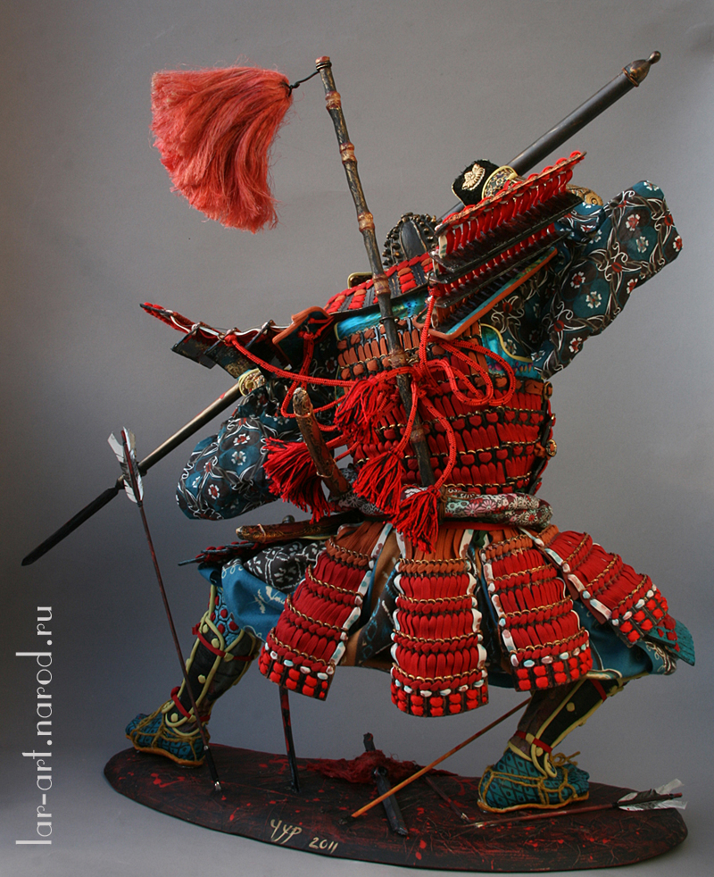 samurai with lance